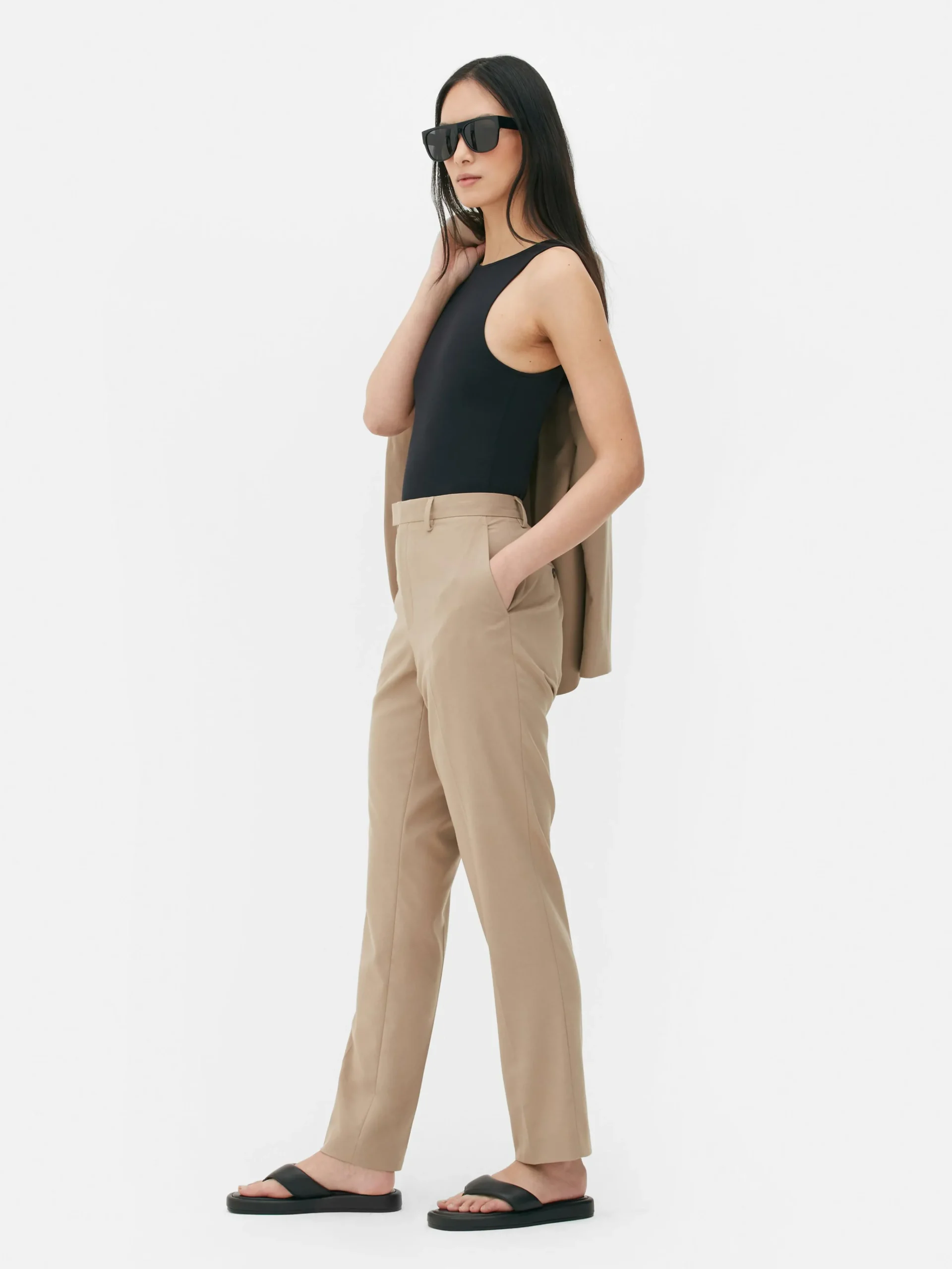 Online Ärmelloser Bodysuit Mit Rundhalsausschnitt Damen Tops Und T-Shirts