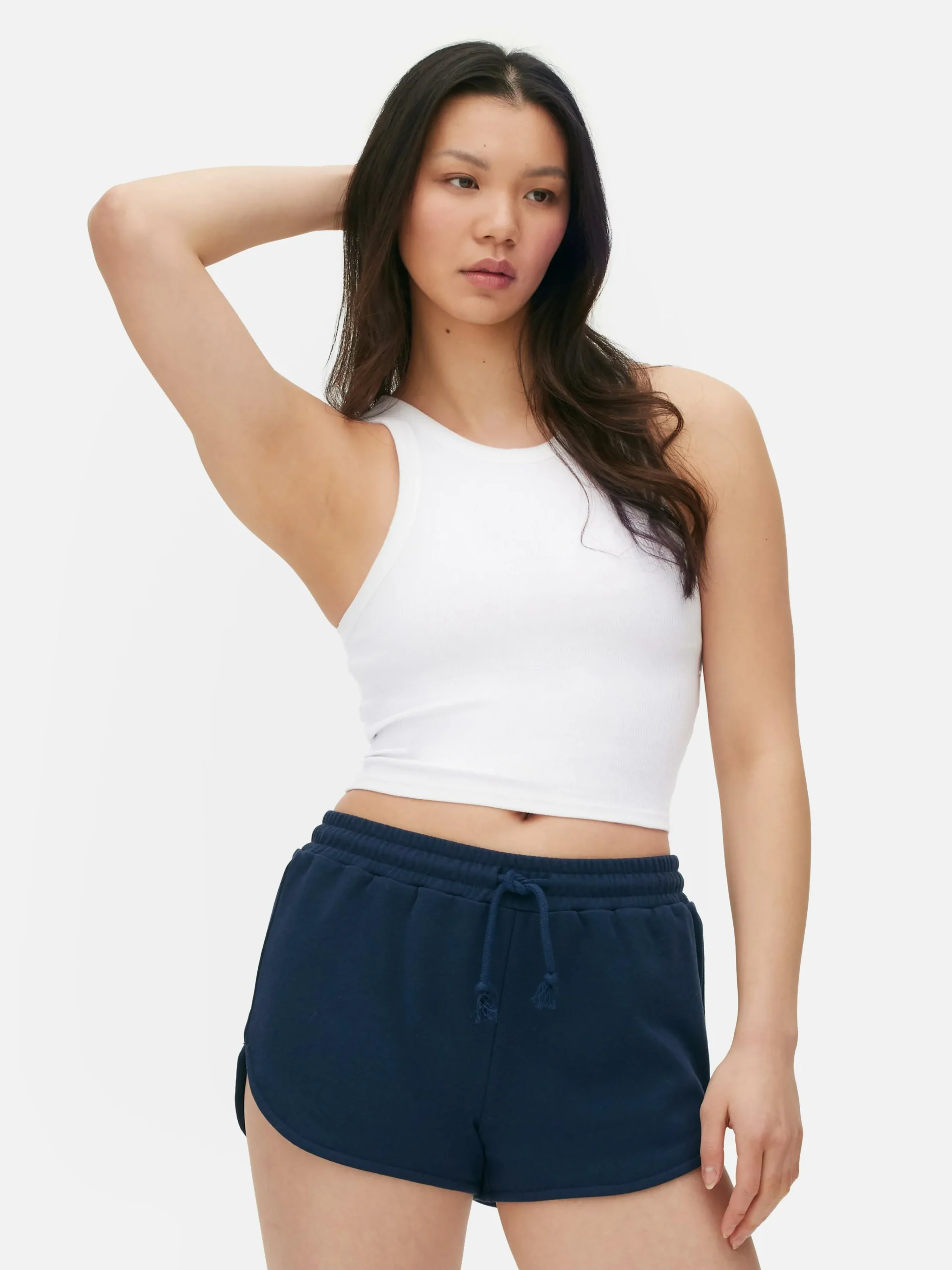 Sale Ärmelloses, Geripptes Racerback-Top Damen Tops Und T-Shirts