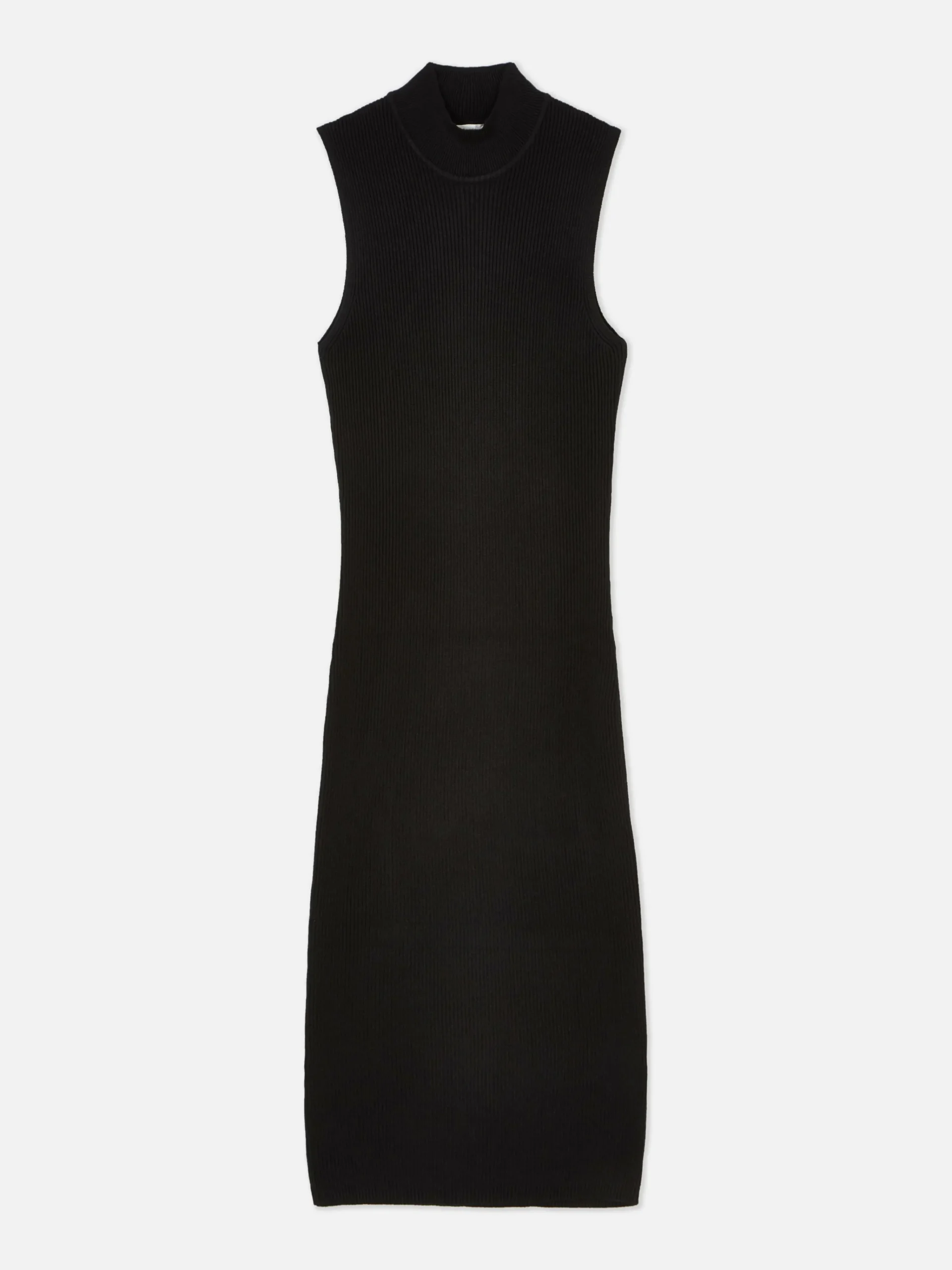 Best Ärmelloses Strick-Midikleid Damen Kleider