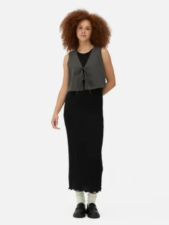 New Ärmelloses Top Zum Binden Damen Tops Und T-Shirts