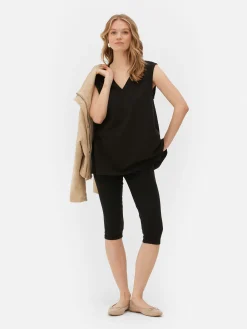 Hot Ärmelloses Trägertop Mit V-Ausschnitt Damen Tops Und T-Shirts