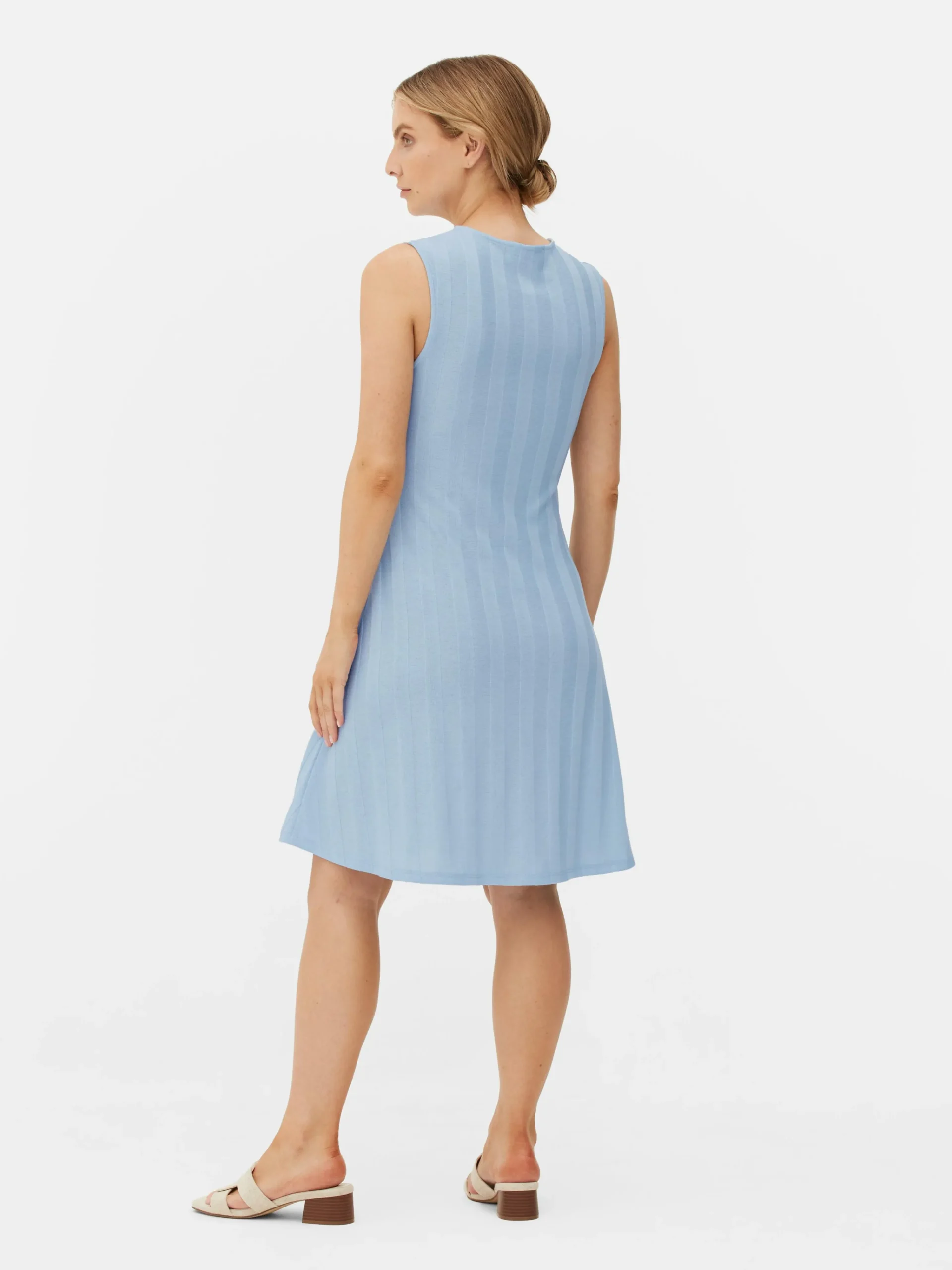 Clearance Ärmelloses Umstands-Minikleid Damen Kleider