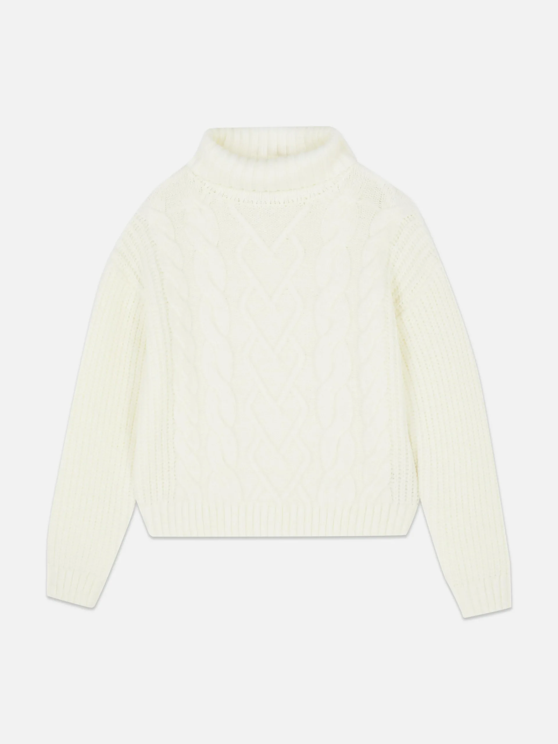 Rollkragenpullover Mit Zopfmuster Kinder Pullover Und Cardigans