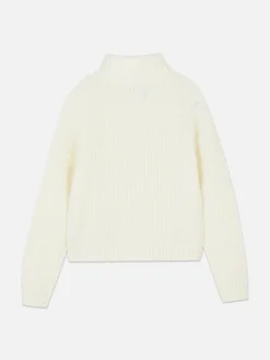 Rollkragenpullover Mit Zopfmuster Kinder Pullover Und Cardigans