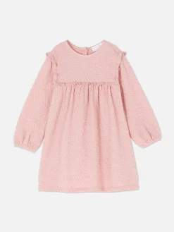 Hot Rüschenkleid In Knitteroptik Kleider Und Röcke