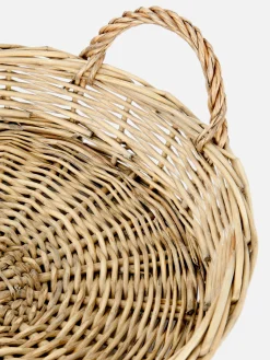 Discount Rundes Tablett Aus Korbgeflecht Mit Griffen Geschirr