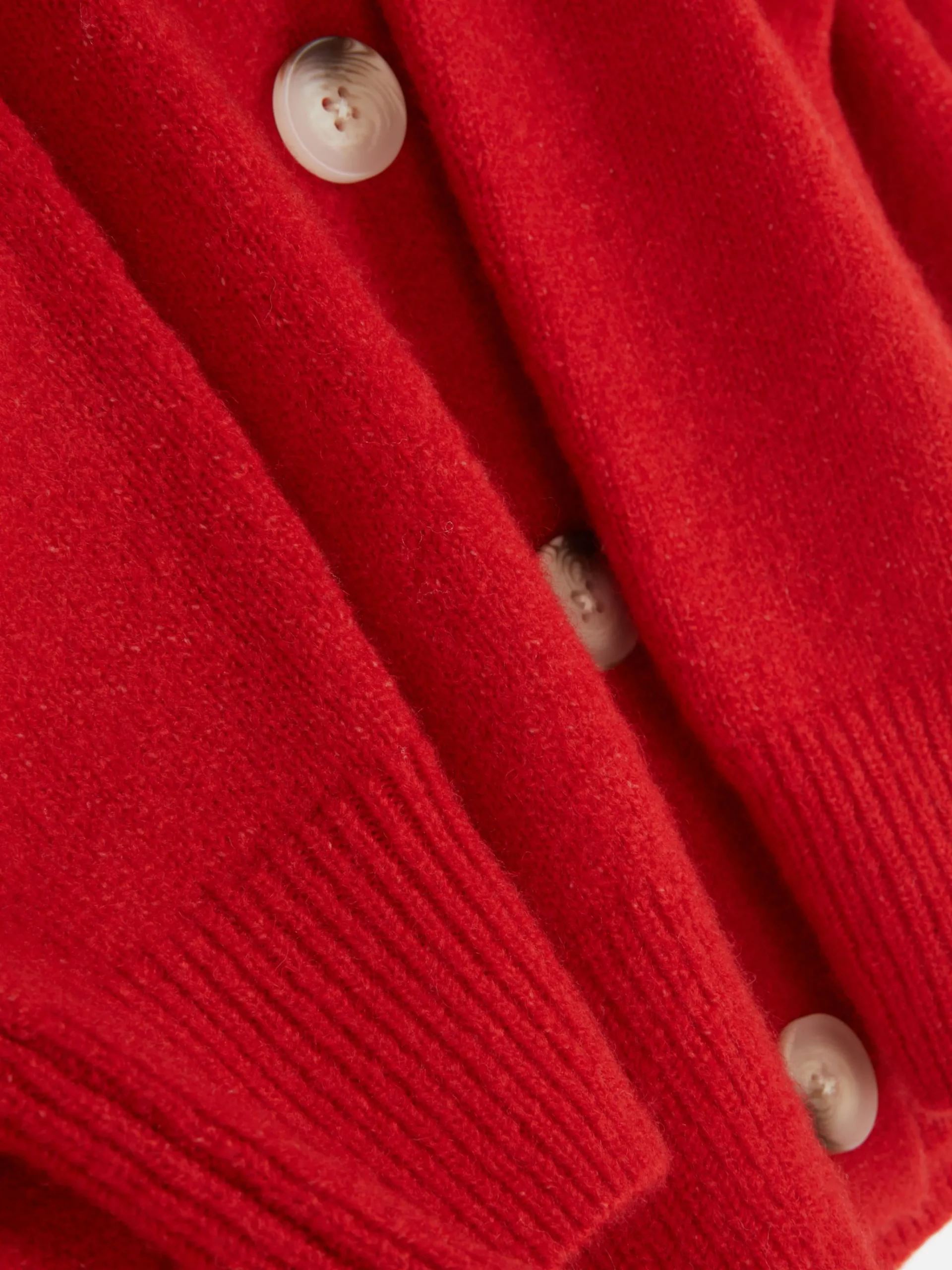 Rundhals-Cardigan Mit Knopfleiste Damen Pullover Und Cardigans