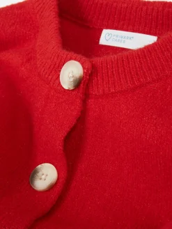 Rundhals-Cardigan Mit Knopfleiste Damen Pullover Und Cardigans