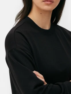 Online Rundhals-Sweatshirt Damen Loungewear|Hoodies Und Sweatshirts