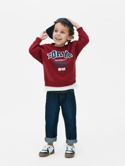 Outlet Rundhals-Sweatshirt Mit Grafik Kinder Hoodies Und Sweatshirts
