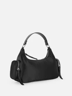 Clearance Satin-Schultertasche Mit Fächern Damen Taschen Und Portemonnaies