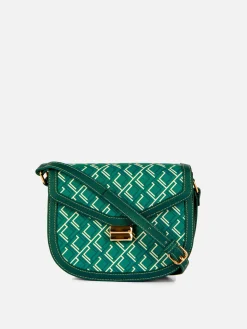 Best Satteltasche Mit Monogramm Und Grafik Damen Taschen Und Portemonnaies