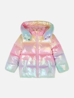 Discount Schimmernde Pufferjacke Im Ombré-Look Kinder Jacken Und Mäntel