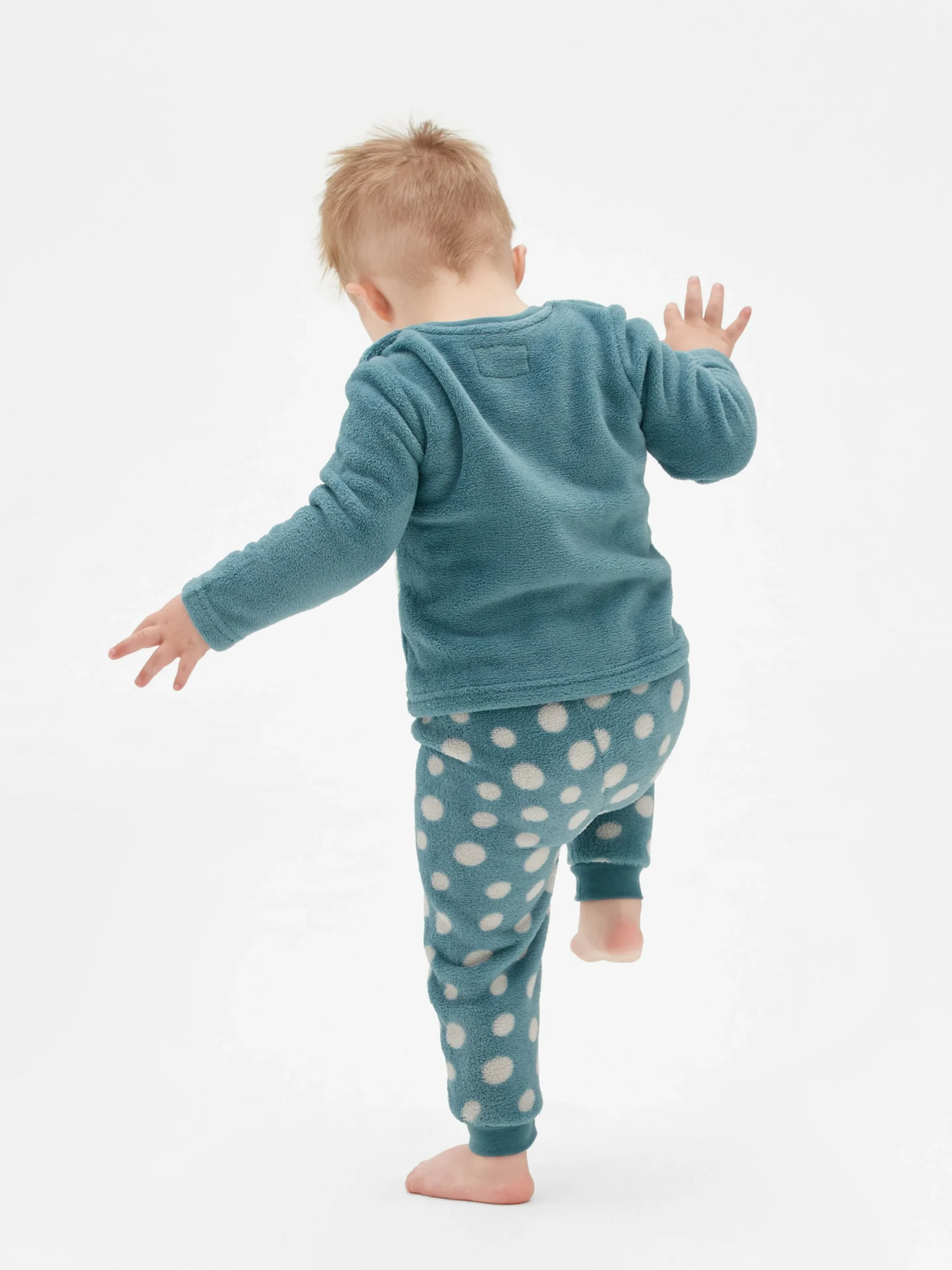 New Schlafanzug Aus Fleece Mit Bären-Print Schlafanzüge Und Nachtwäsche