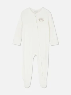 Schlafanzug Aus Velours Mit Schafmotiv Babygirls Und Strampler