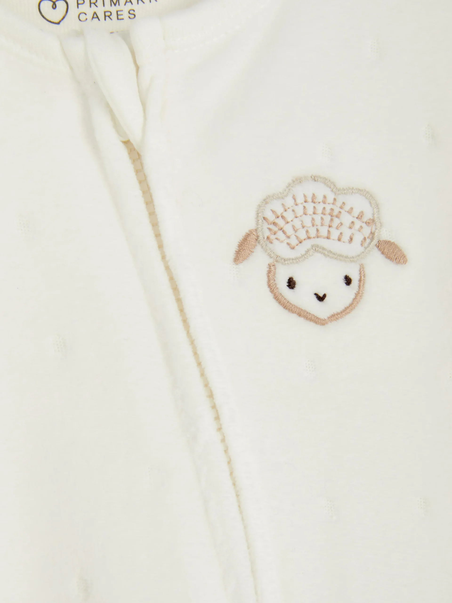 Schlafanzug Aus Velours Mit Schafmotiv Babygirls Und Strampler