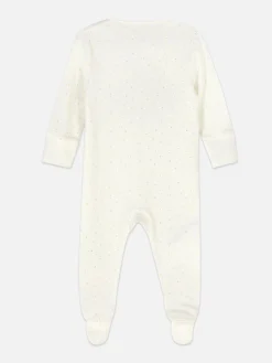 Hot Schlafanzug Mit „Born In 2024“-Schriftzug Babygirls Und Strampler