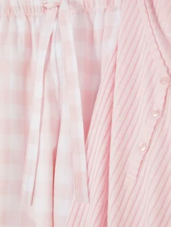 Online Schlafanzug Mit Henly-Top Und Gemusterter Hose Damen Schlafanzüge