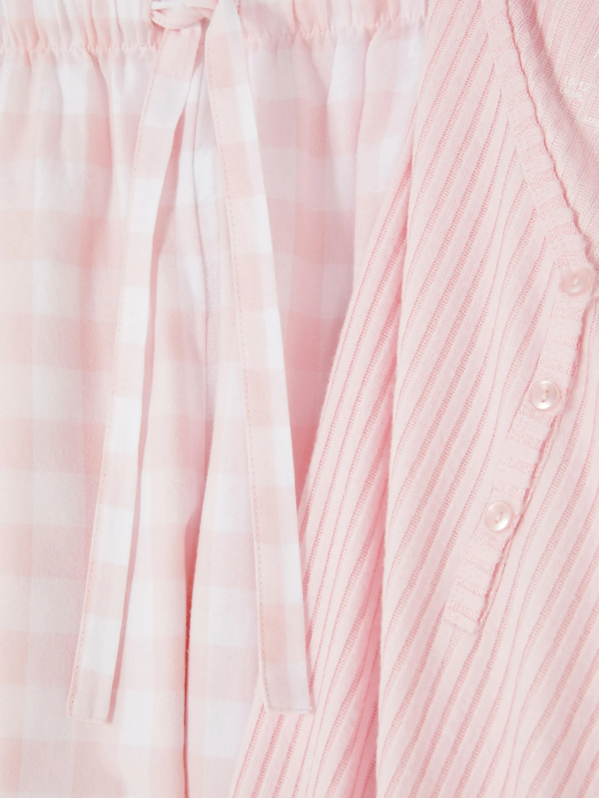 Online Schlafanzug Mit Henly-Top Und Gemusterter Hose Damen Schlafanzüge