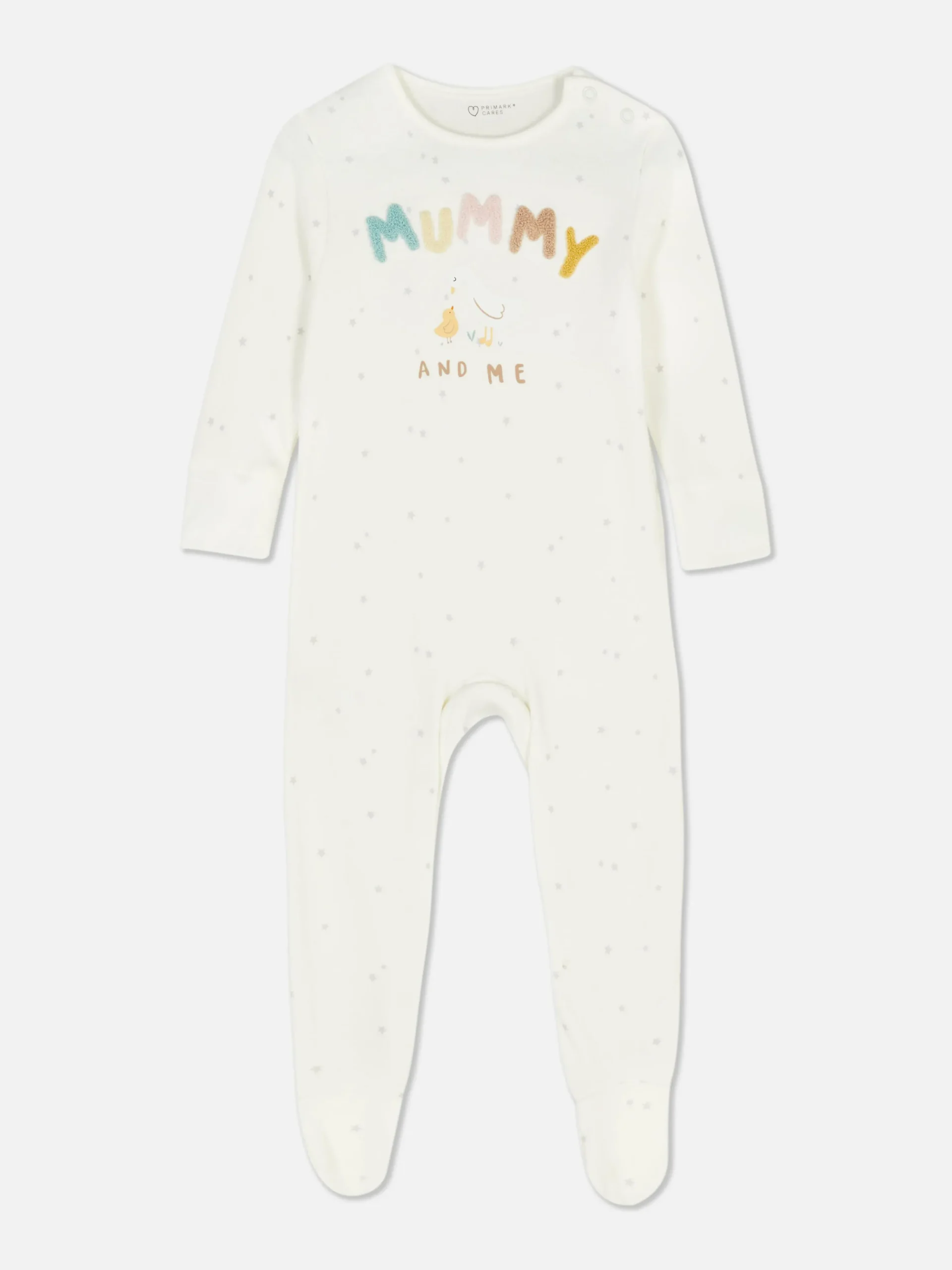 Schlafanzug Mit Mummy And Me-Schriftzug Babygirls Und Strampler