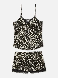 Discount Schlafanzug Mit Trägertop Und Shorts Damen Schlafanzüge