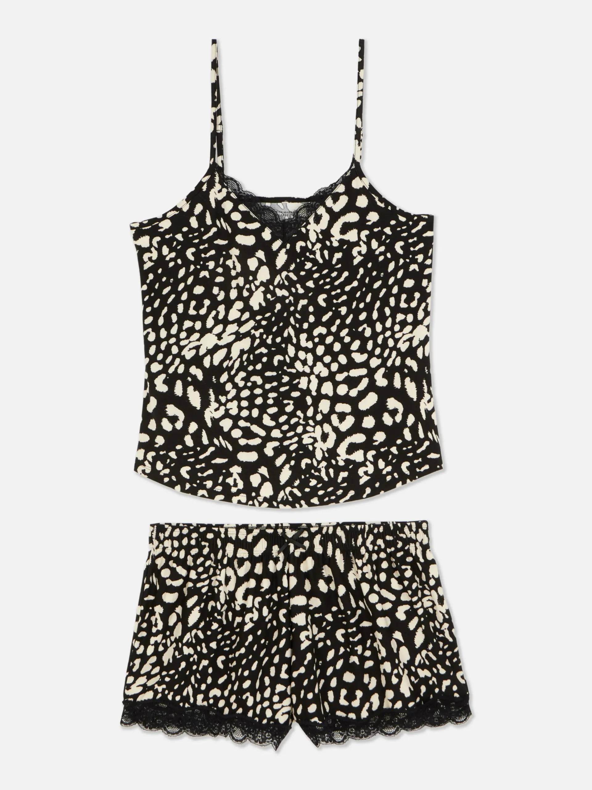 Discount Schlafanzug Mit Trägertop Und Shorts Damen Schlafanzüge