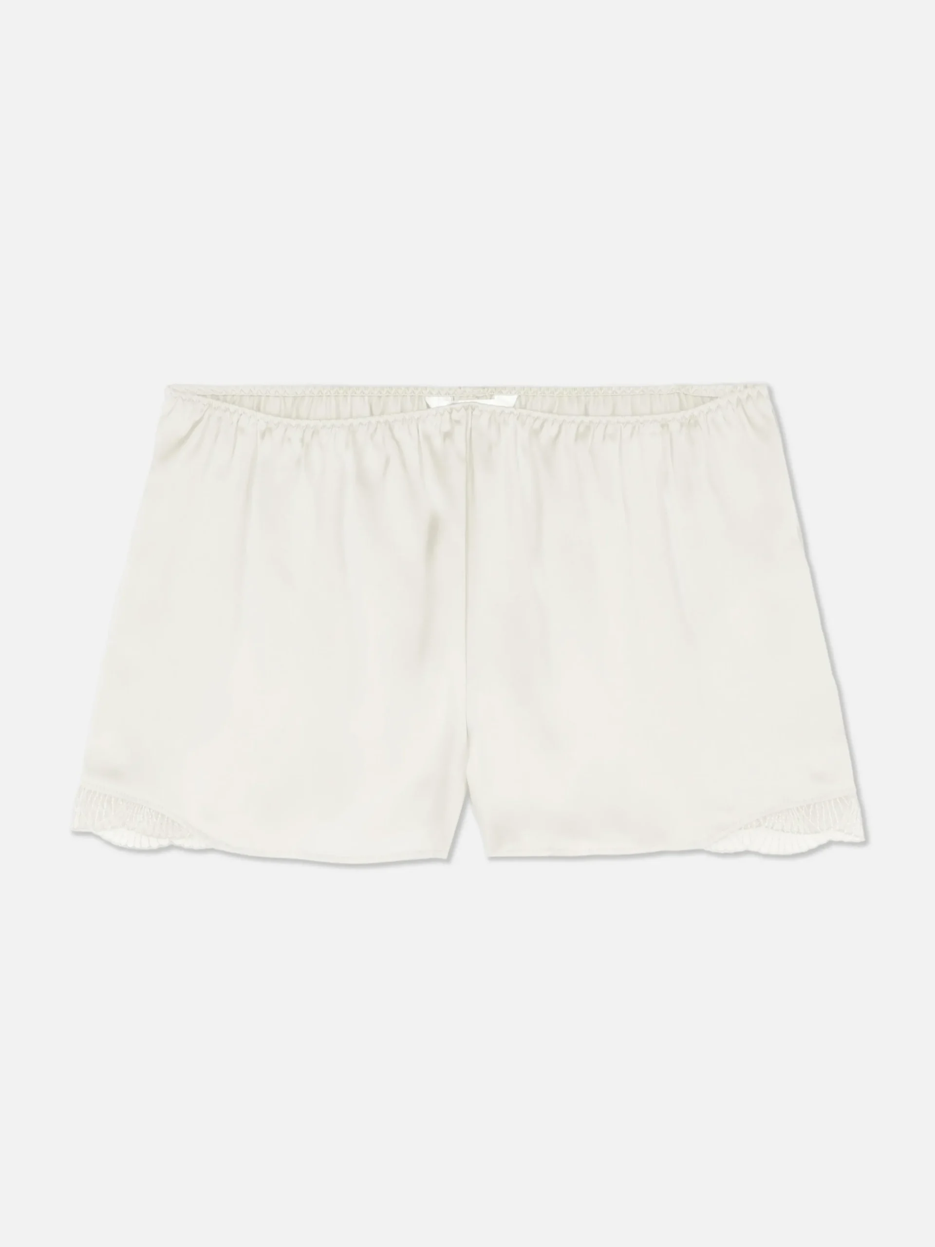 Online Schlafanzug-Shorts Aus Satin Mit Spitzenbesatz Damen Schlafanzughosen