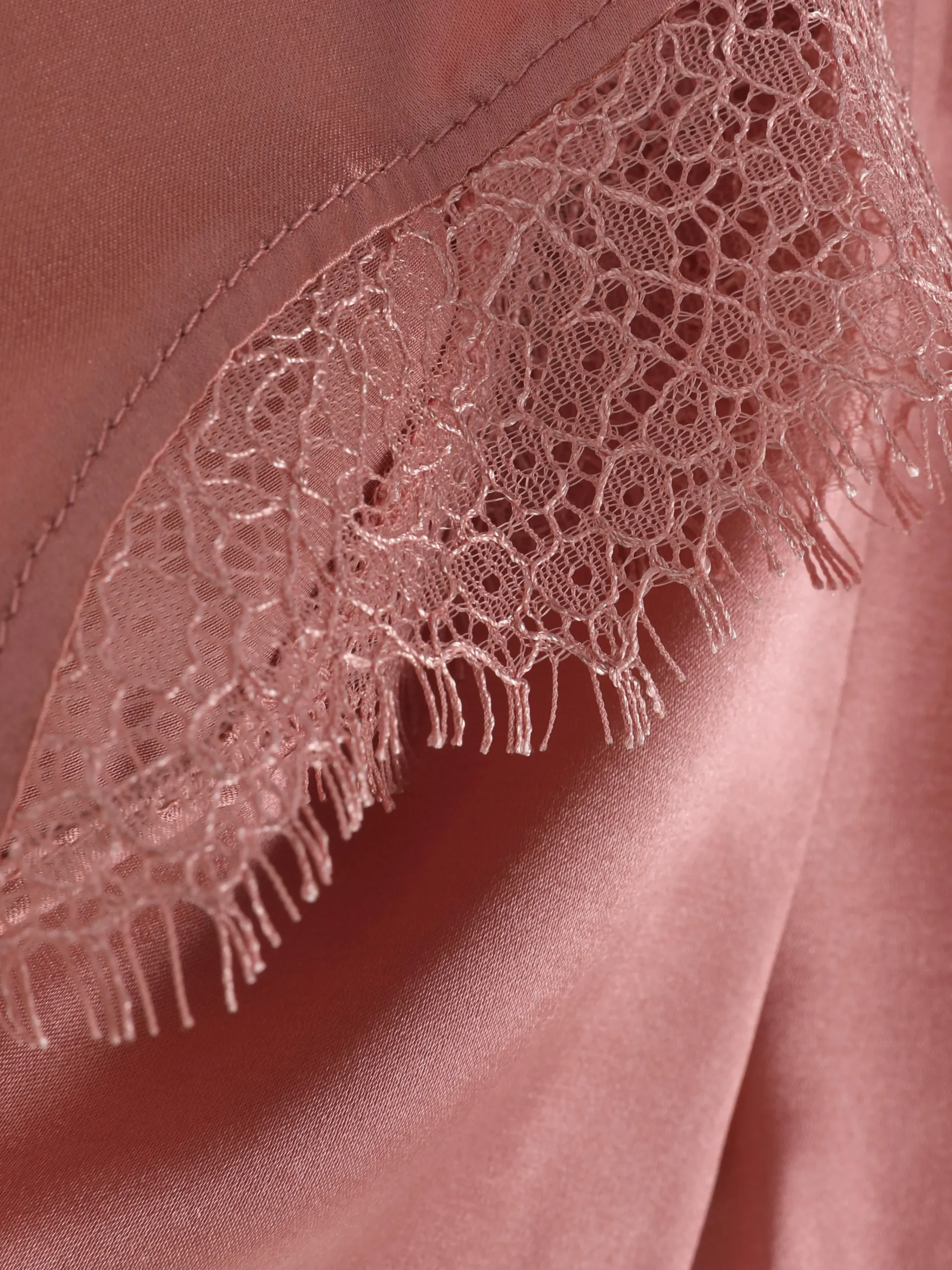 Schlafanzugshorts Aus Seidengemisch Mit Spitzenbesatz Damen Schlafanzughosen