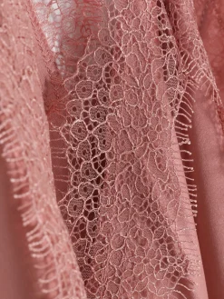 Schlafanzug-Trägertop Mit Spitzenbesatz Damen Schlafanzugoberteile