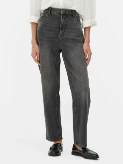 Online Schmal Geschnittene Jeans Mit Geradem Bein Damen Denim|Jeans