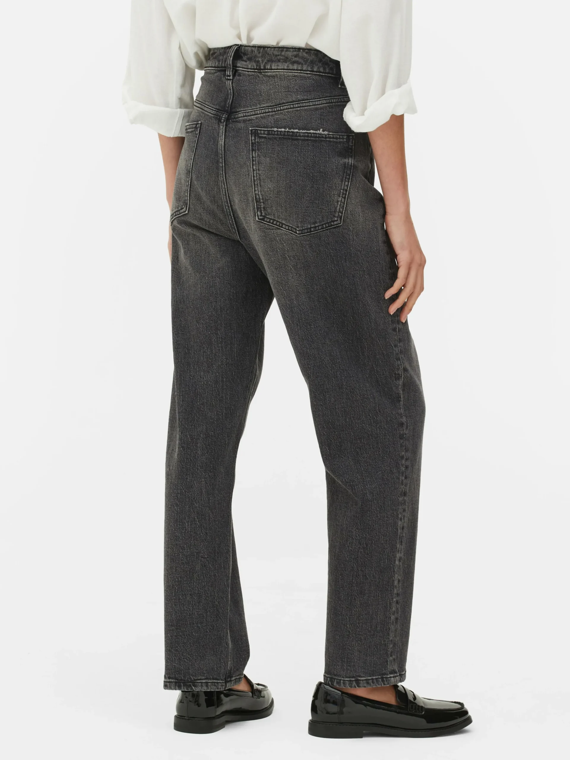 Online Schmal Geschnittene Jeans Mit Geradem Bein Damen Denim|Jeans