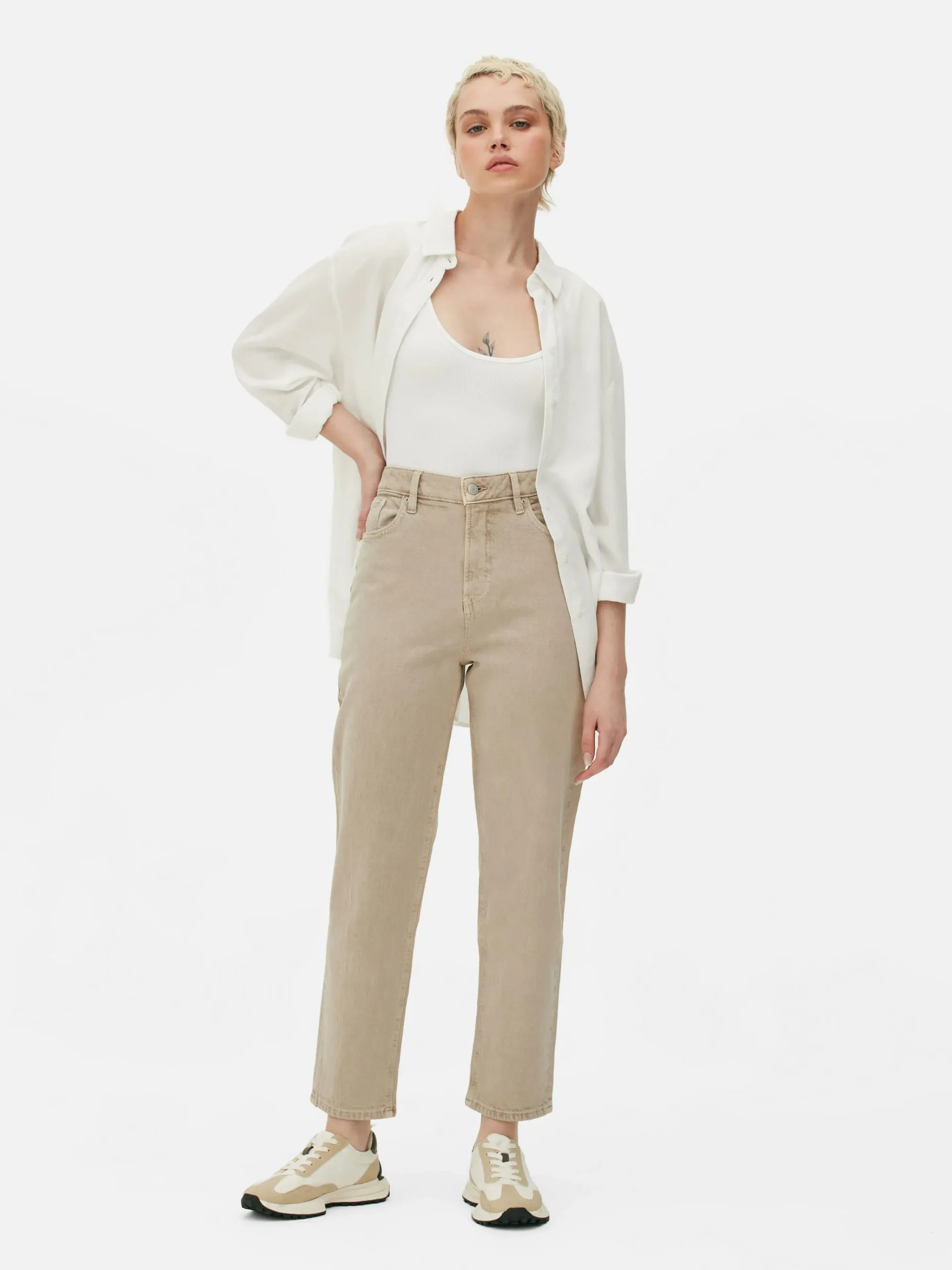 Best Schmal Geschnittene Jeans Mit Geradem Bein Damen Denim|Jeans