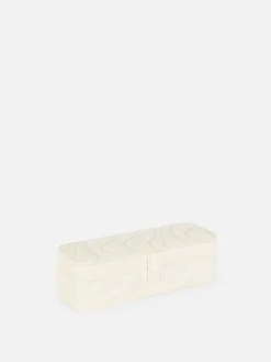 New Schmuckkästchen Mit Gewelltem Steppmuster Aufbewahrungsboxen Und Körbe