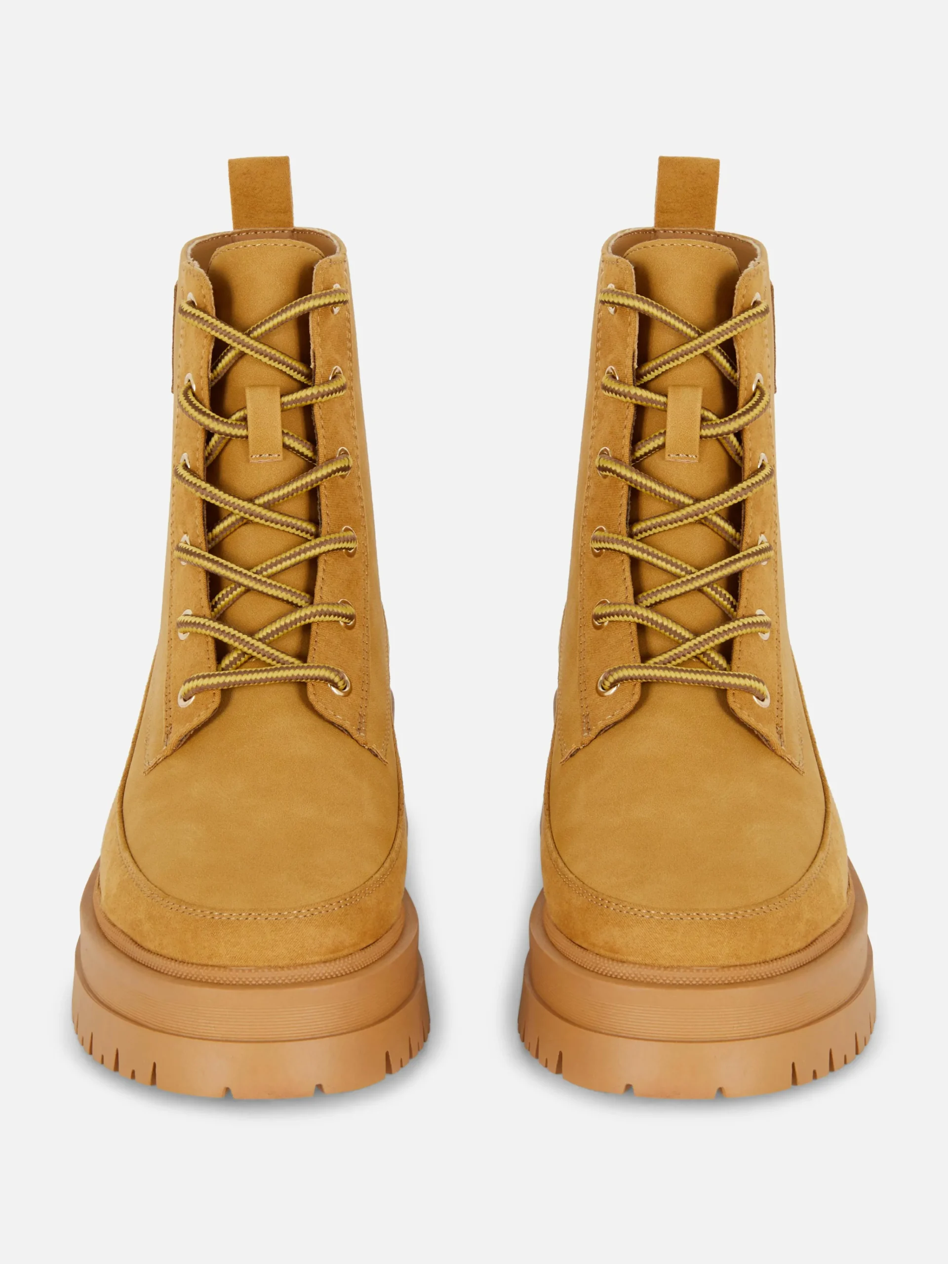 Hot Schnürstiefeletten Mit Gummisohle Damen Stiefel