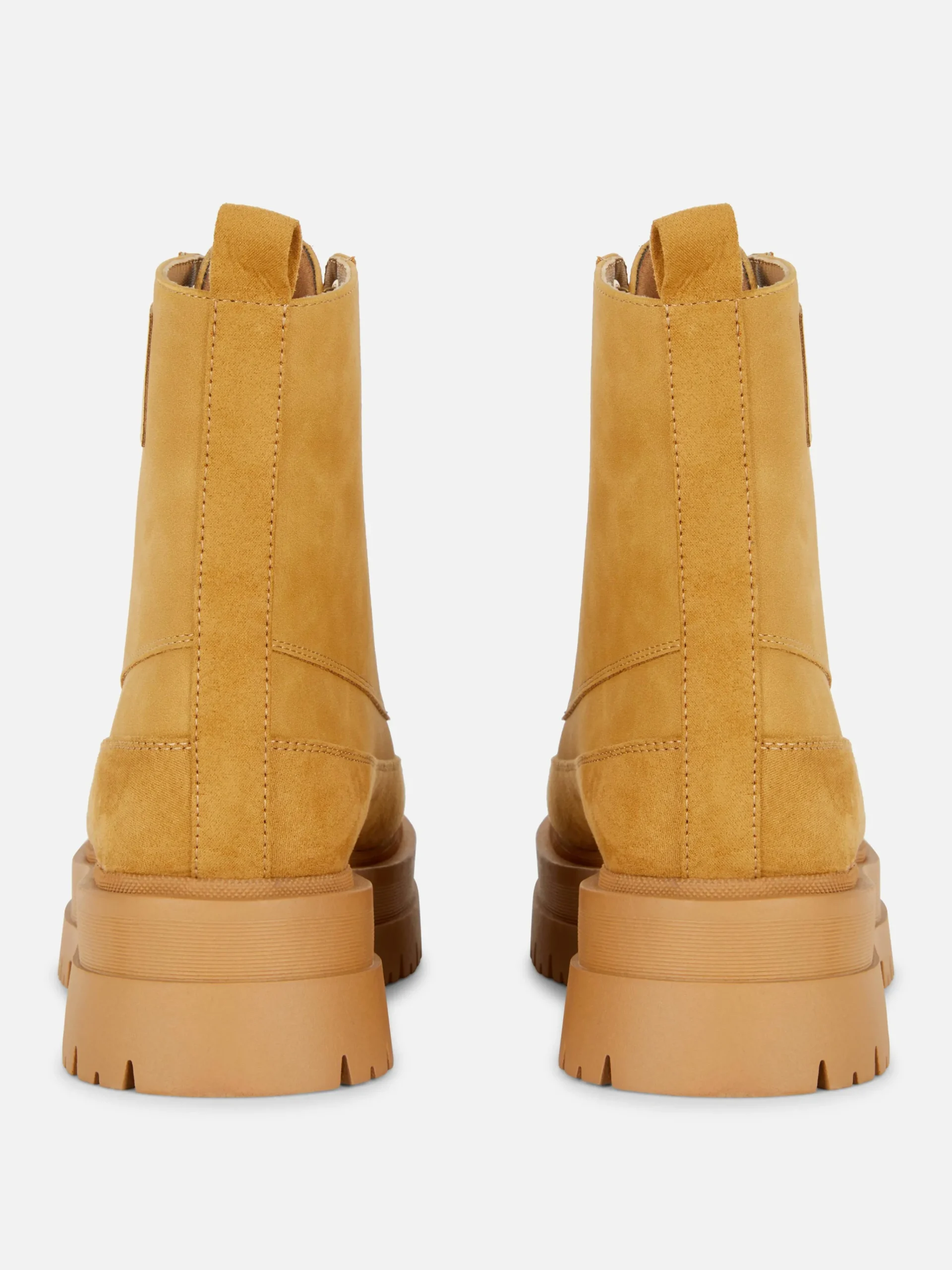 Hot Schnürstiefeletten Mit Gummisohle Damen Stiefel