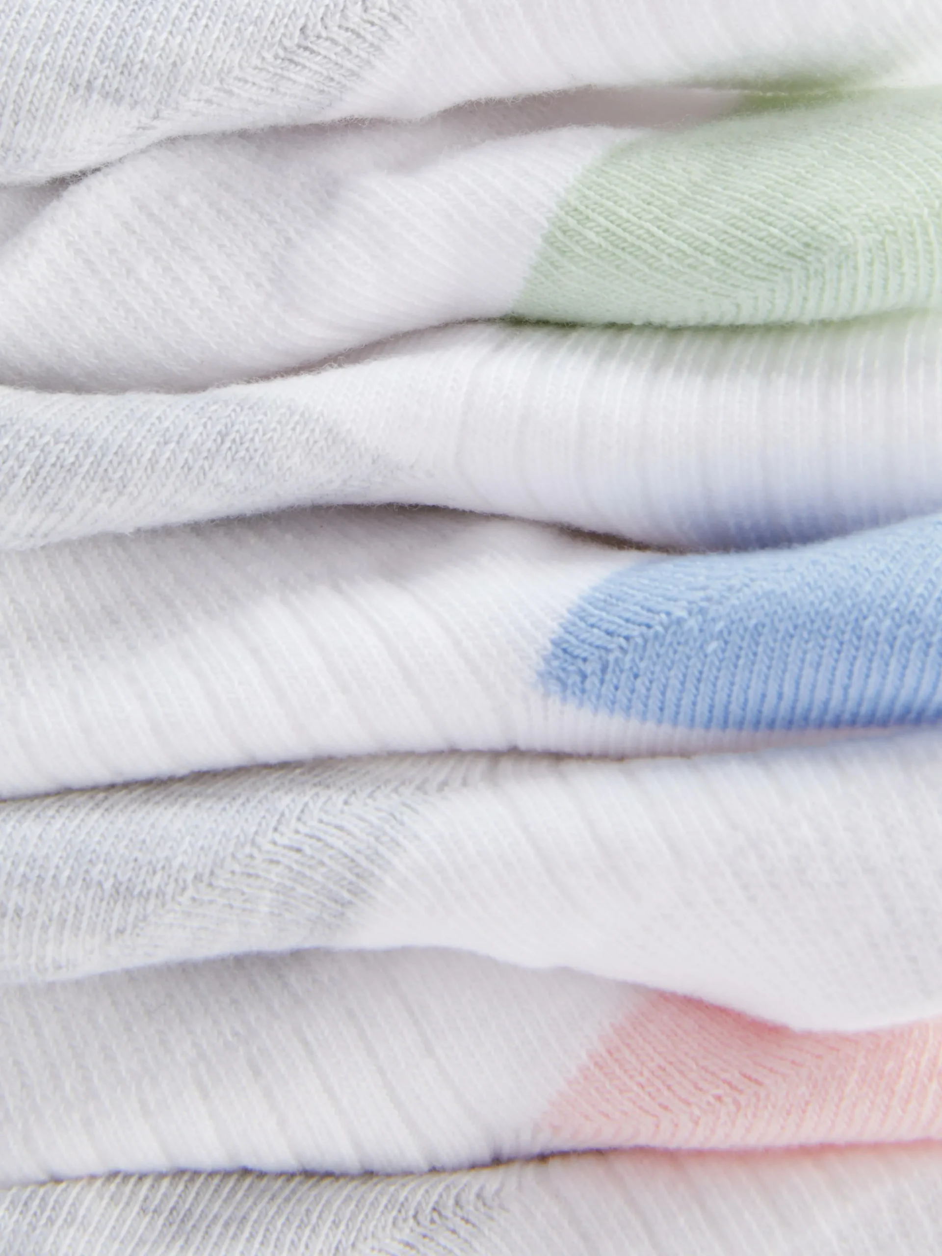 Outlet Söckchen Mit Kontrasteinsatz, 7er-Pack Damen Socken