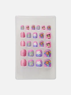 Discount Selbstklebende „Gabby's Dollhouse“ Kunstnägel Kunstnägel