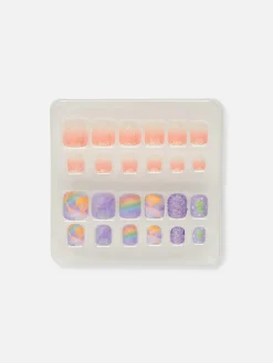 Hot Selbstklebende Kunstnägel Mit Feendesign Kunstnägel