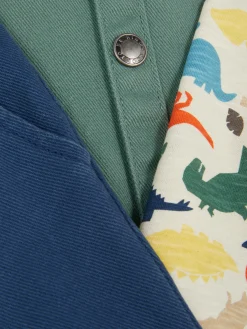 Clearance Set Aus Dinosaurier-T-Shirt, Chinohose Und Hemdjacke Sets Und Outfits