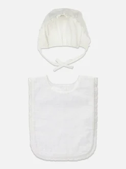 Online Set Aus Mütze Und Lätzchen Für Besondere Anlässe Kinder Füttern Und Abstillen|Mützen Und Handschuhe