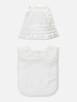 Online Set Aus Mütze Und Lätzchen Für Besondere Anlässe Kinder Füttern Und Abstillen|Mützen Und Handschuhe