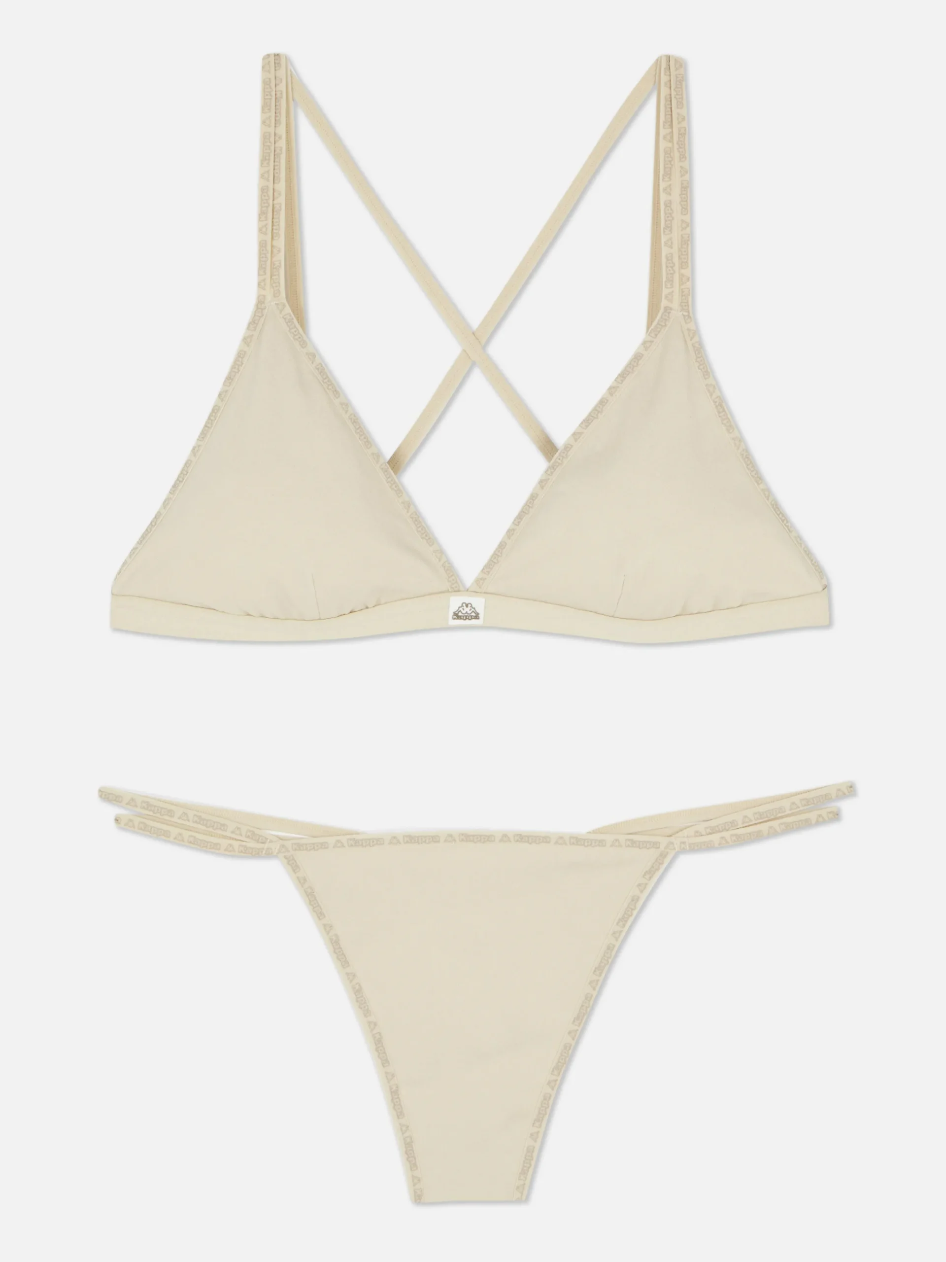 Clearance Set Aus Nahtlosem Bralette-BH Und Tanga Damen Dessous-Sets