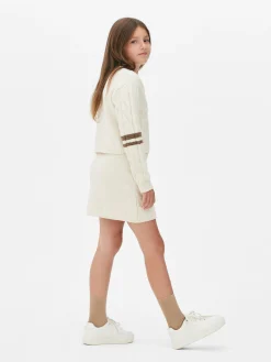 Discount Set Aus Strickpullover Und Rock Mit Zopfmuster Kinder Sets Und Outfits