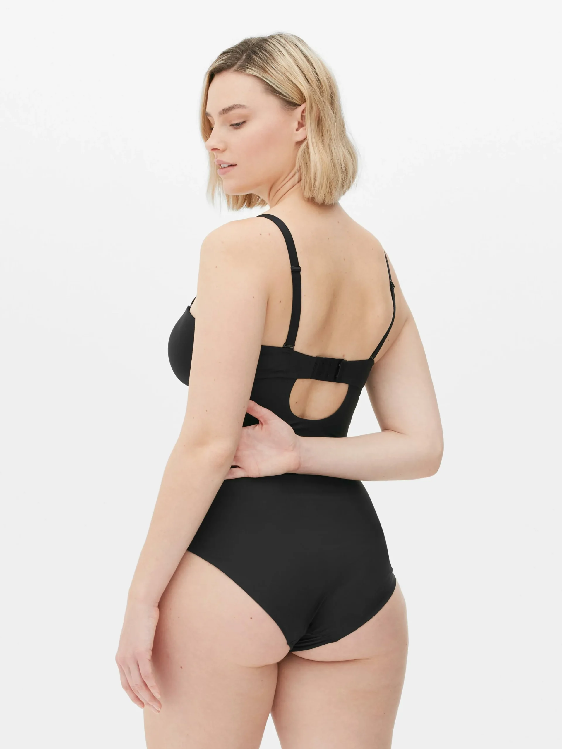 Clearance Shapewear-Body Aus Lycra Mit Körbchen Damen Shapewear