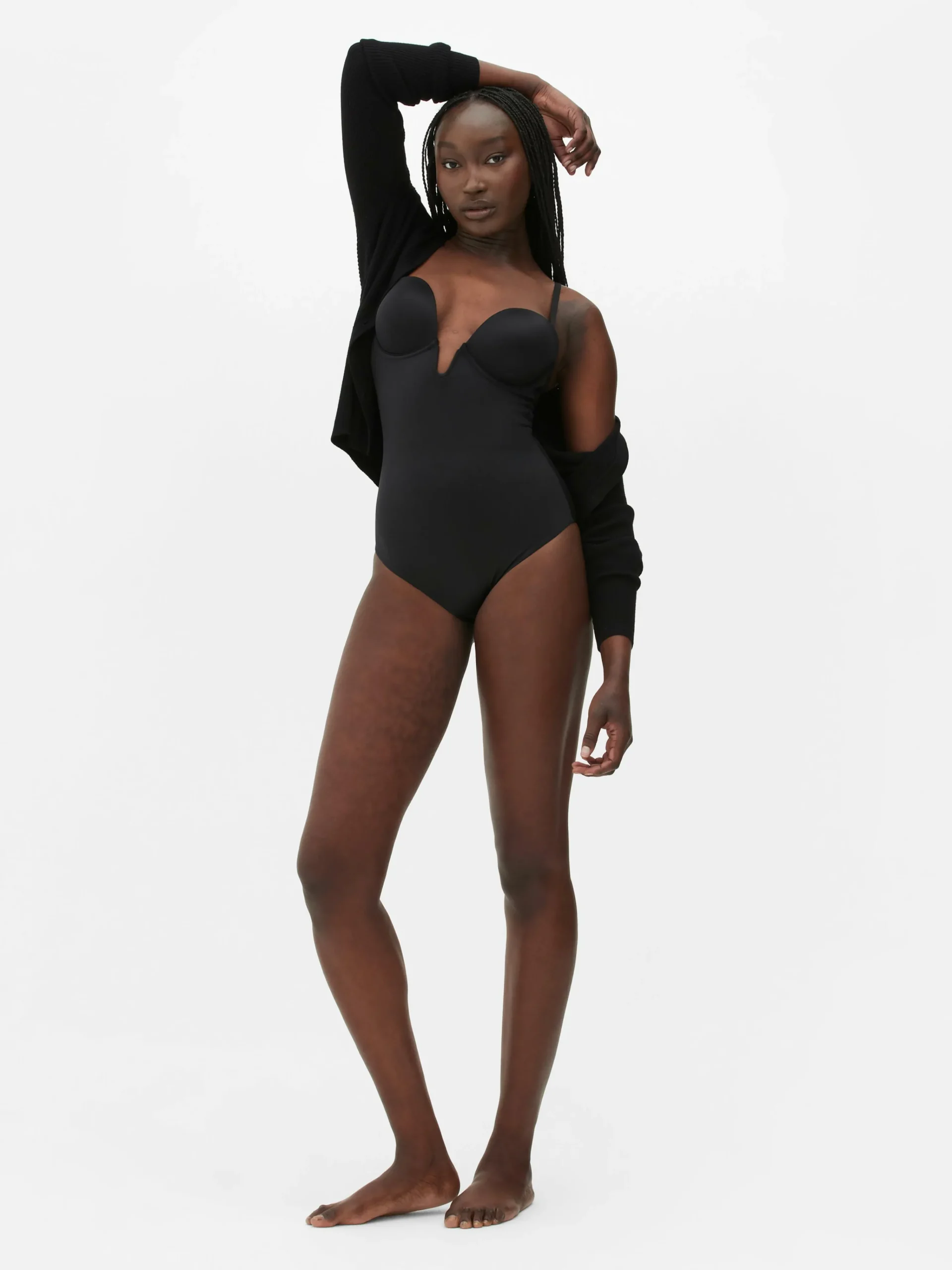 Shapewear-Body Mit Körbchen Und Tiefem Ausschnitt Damen Shapewear