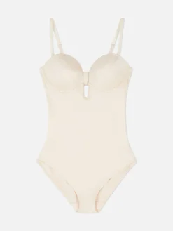 Sale Shapewear-Body Mit Körbchen Und Tiefem Ausschnitt Damen Shapewear