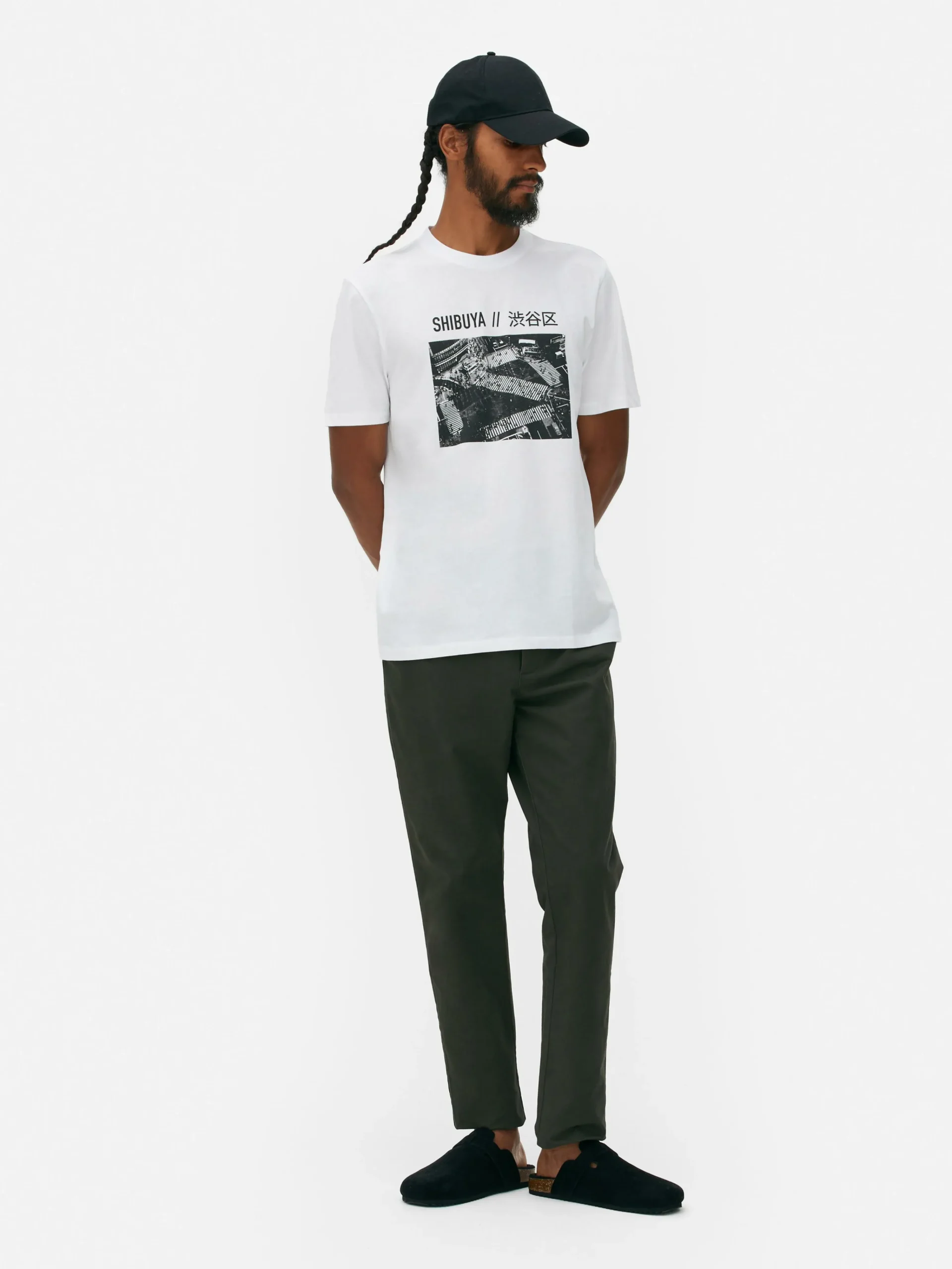 Outlet „Shibuya Crossing“ T-Shirt Herren Tops Und T-Shirts