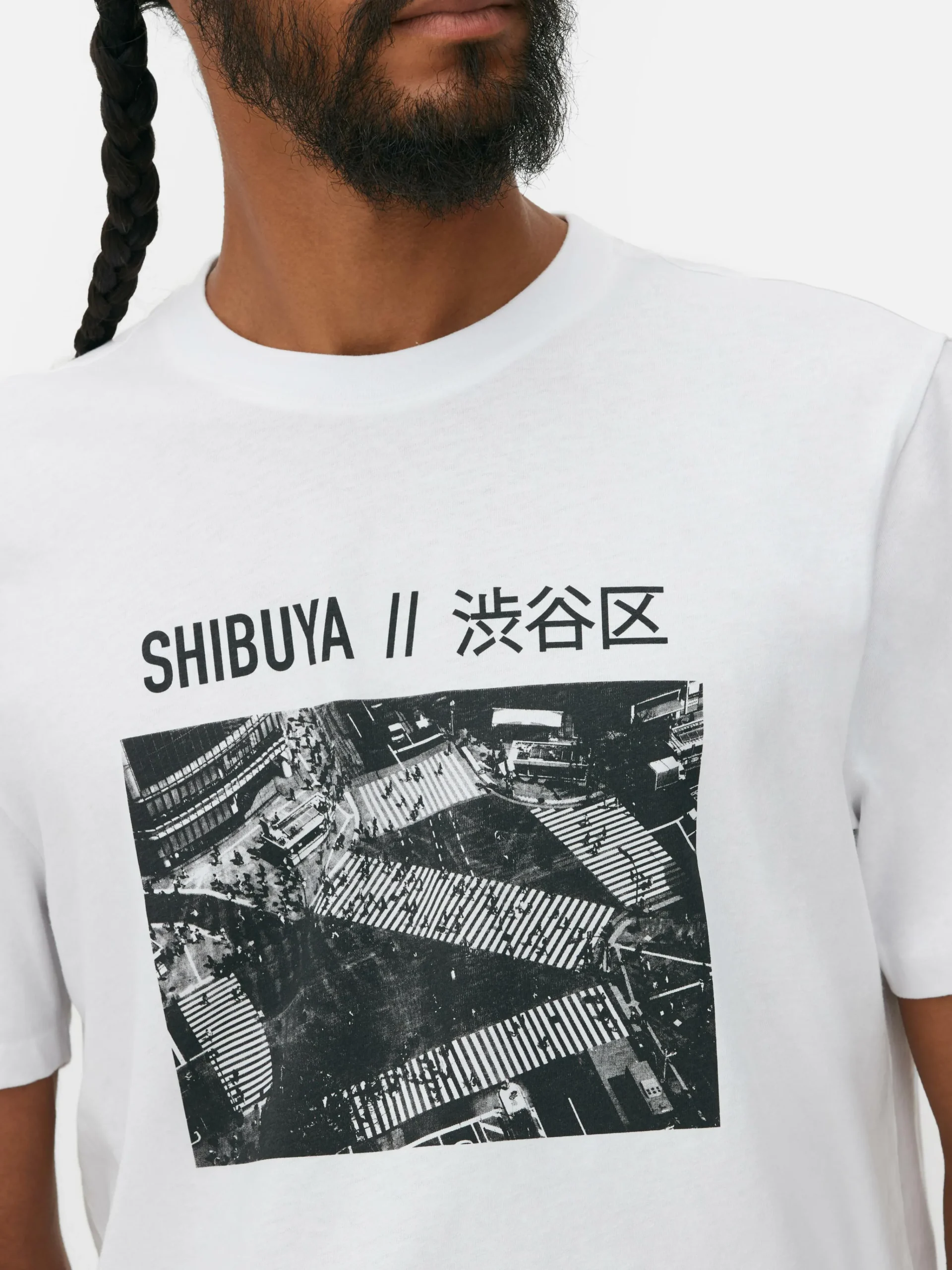 Outlet „Shibuya Crossing“ T-Shirt Herren Tops Und T-Shirts