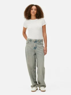 Clearance Skater-Jeans Im Used-Look Damen Jeans