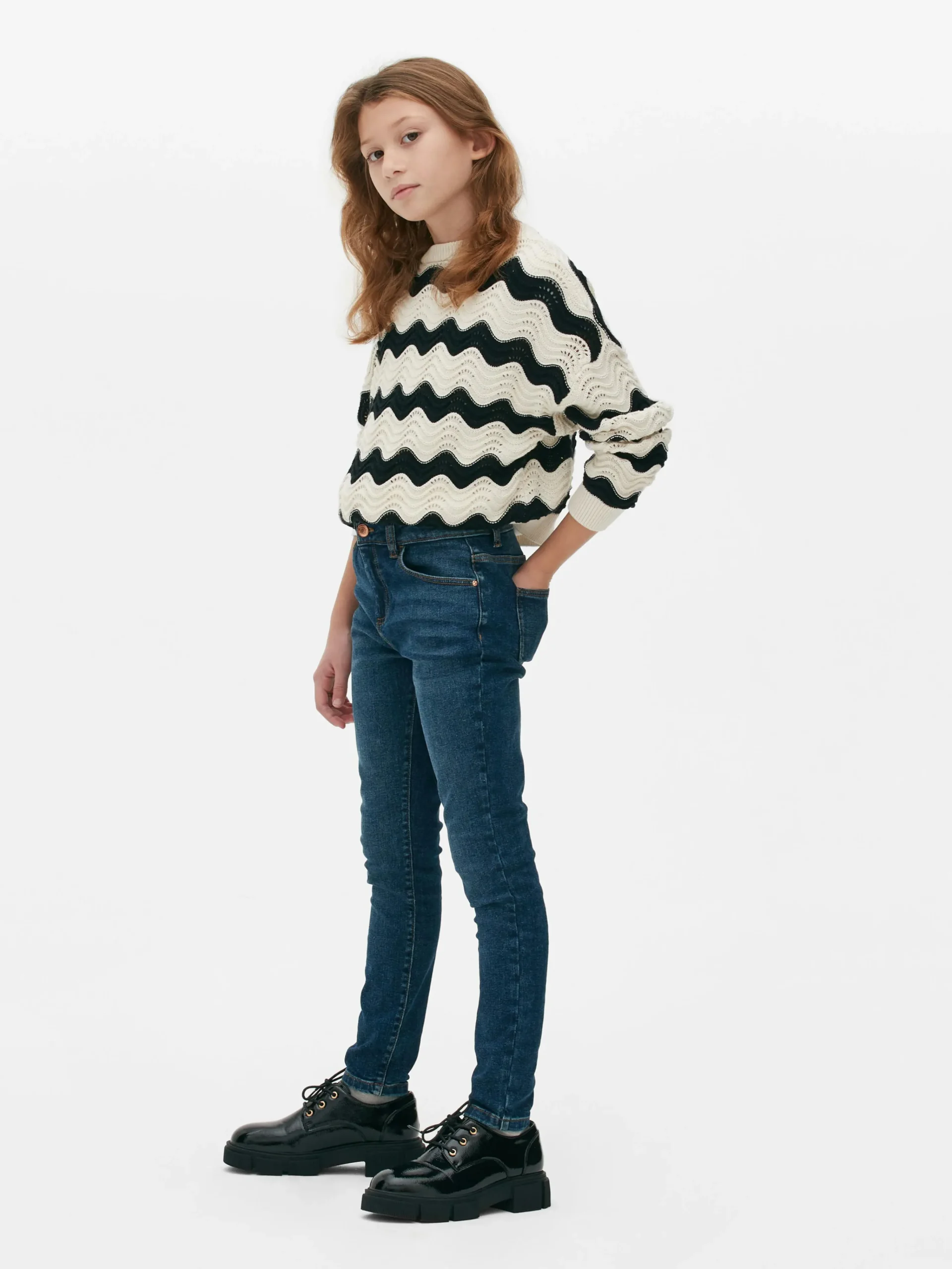 Discount Skinny Stretch-Jeans Kinder Jeans